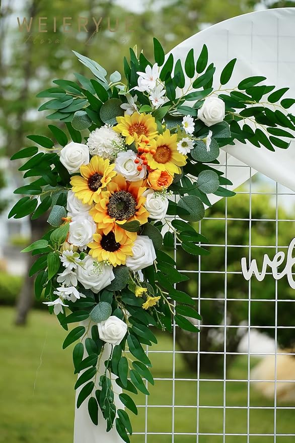 Artificial Wedding Arch Flowers Kit - Image 5