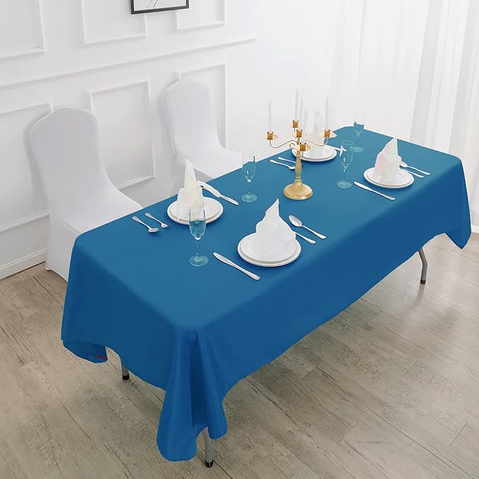 Rectangle Tablecloth 60x120 inch Washable Polyester Fabric Table Cloth - Image 6