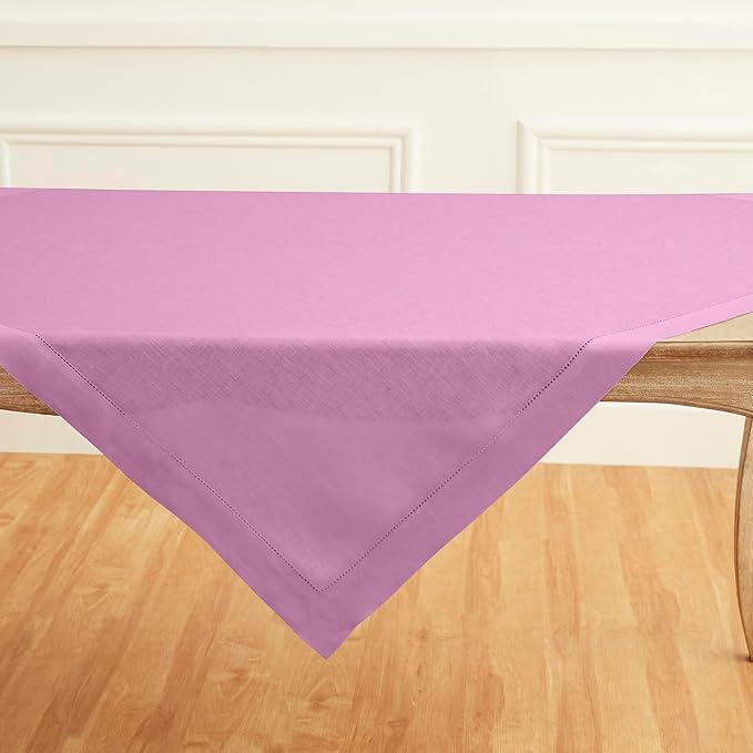 Solino Home Linen Tablecloth 52 x 52 Inch by SolinoHome