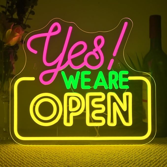 Ineonlife Open Neon Sign Light Up by ineonlife