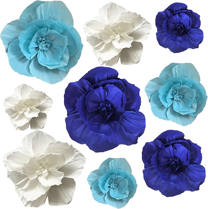 BRT Bearingshui Crepe Paper Flowers Decoration by BRT+Bearingshui