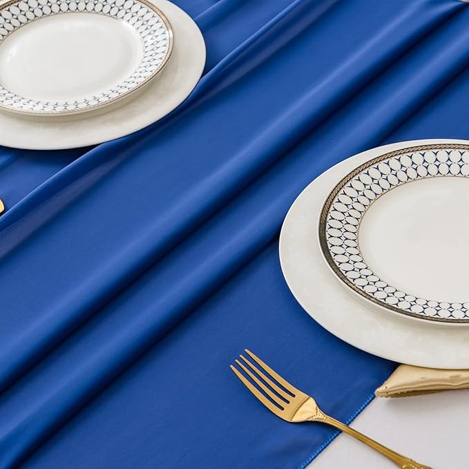 12Pack 9ft Chiffon Table Runner 14x108 Inch Sheer Romantic Table Runner - Image 4