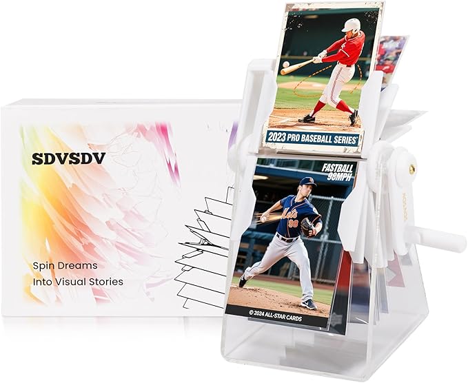 24-Slot Card Flip Book Display Stand, Trading Card Holder - Image 7