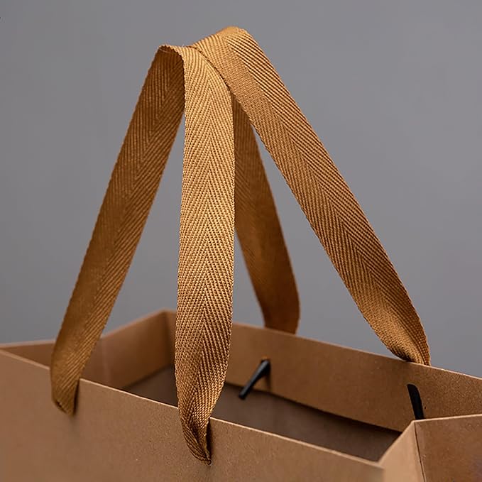 Kraft Paper Gift Bag Small Square Bottom Kraft Paper Bags - Image 6