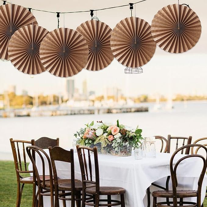 Brown Party Decorations, Boho Party Decoration, Fall Decorations 16in Hanging - Image 4