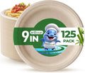 9 Inch Compostable Plates by Biocean