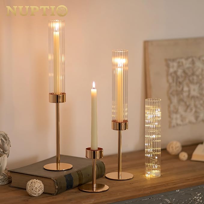 NUPTIO Tall Candlestick Holders - Image 2