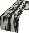 Rustic Cow Skin Print Table Runner, Country Farm Animal Fur Skin Pattern by ShiTingYu
