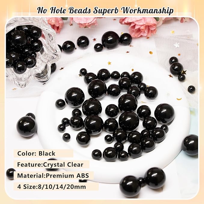 300Pcs Pearl Vase Filler, Candle Centerpieces, Wedding Birthday Party Home - Image 3