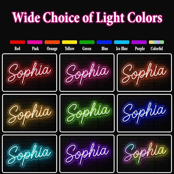 Custom Neon Signs for Wall Decor, Customized Name Light Sign for Wall, Led - Image 4