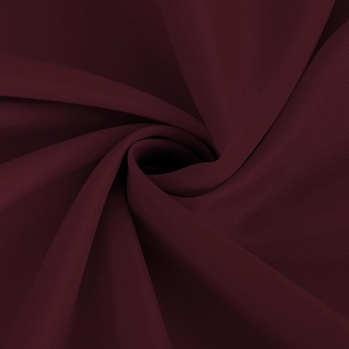 Fitable Burgundy Rectangle Tablecloths - Image 9