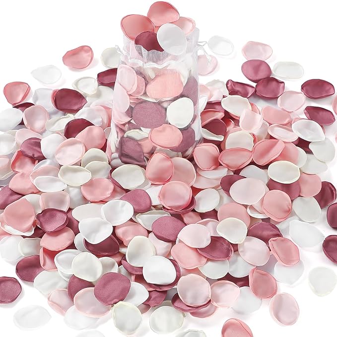 Alecono  Silk Rose Petals, Fake Rose Petals by AleconoBetterYourLife