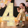 Marquee Light Up Numbers: 3FT Large Decorative Letters Signs by Unknown