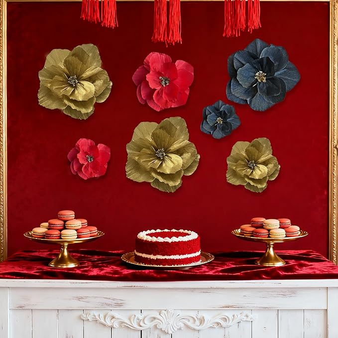 BRT Bearingshui Crepe Paper Flowers Decoration - Image 4