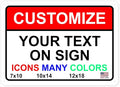 Custom Signs Outdoor Metal for Home Office Business, Personalized, Man Cave by avgrafx