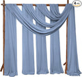 4 Panels Wedding Arch Draping Fabric 28" x 20Ft Wedding Arch Drapes Chiffon by SATULGAU