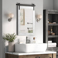 COGOOD Farmhouse Barn Door Mirror by COGOOD