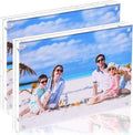 2 Pack 11x14 Acrylic Picture Frame, Frameless Floating Frame by JUOIFIP