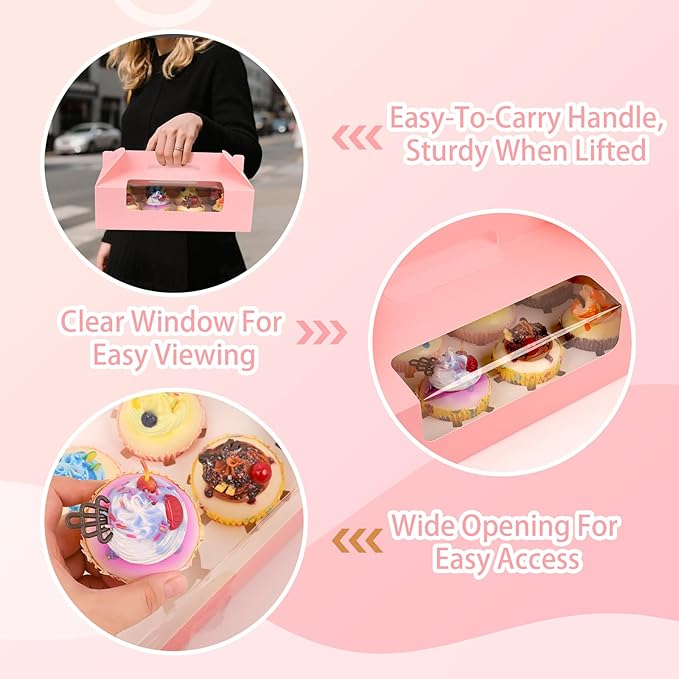 30 Pcs Cupcake Boxes, and Inserts - Image 4