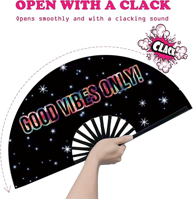 Boots on The Ground Fan, Large Folding Hand Fan - Image 3