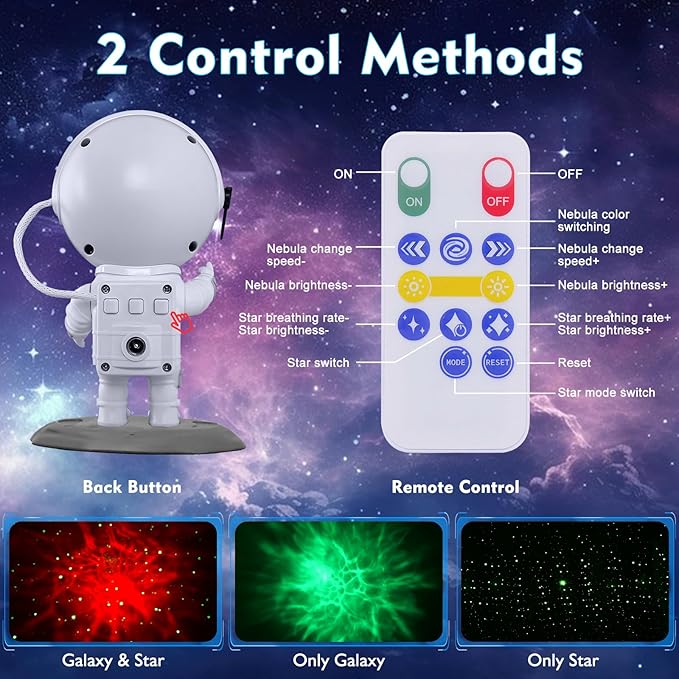 Astronaut Galaxy Projector, Star Projector, Astronaut Light Projector - Image 6