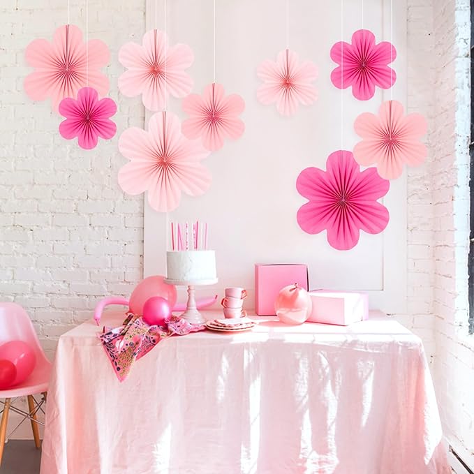 SUNBEAUTY Paper Decoration, Party Fans & Floral Backdrop - Image 6