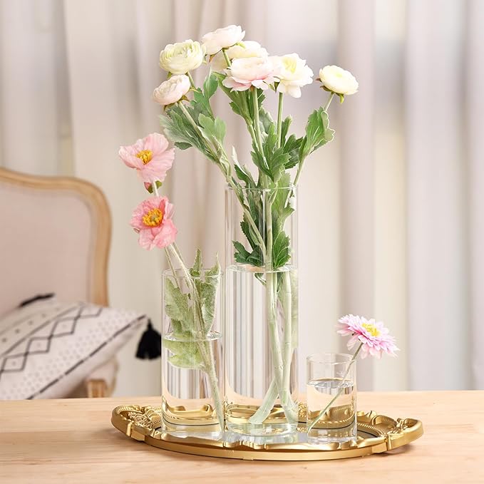 Fixwal 18pcs Tall Cylinder Vases - Image 3