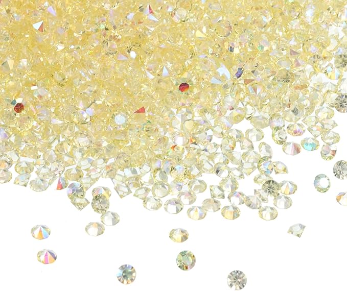 PATIKIL 14000Pcs Wedding Table Scatter Confetti Crystals 3mm Acrylic Diamonds by PATIKIL