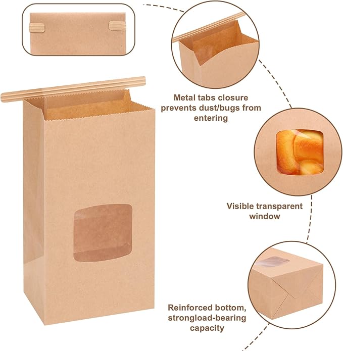 Moretoes 55pcs Small Bakery Bags - Image 3