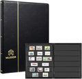 MUDOR Stamp Collecting Album, 6 Rows Pockets Stamp Book by MUDOR
