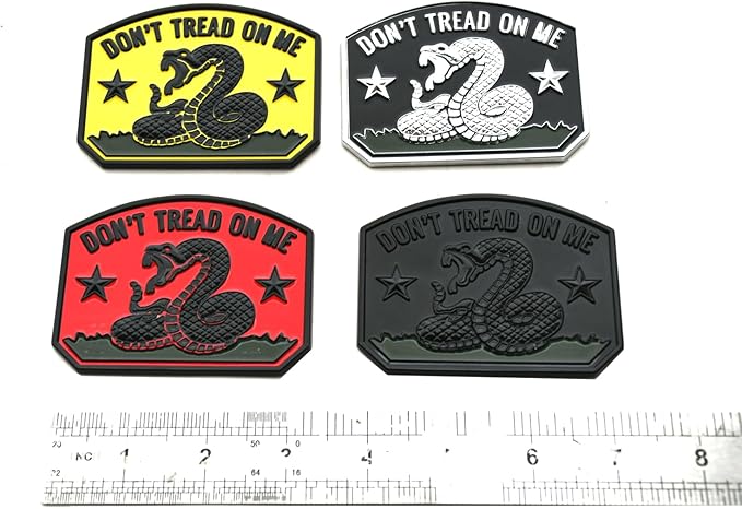 1x Gadsden Flag Rattlesnake Car Emblem 3D Decal Sticker - Image 6