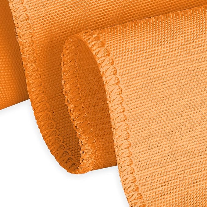 LTC LINENS Orange Round Tablecloth - Image 4