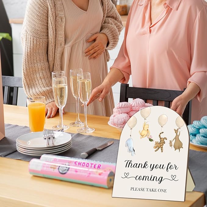 Winnie Decor Wedding Shower Welcome Sign, Thank You - Image 6