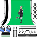 EMART Photo Video Studio Backdrop Stand Kit, 7×10ft Adjustable Photography by EMART