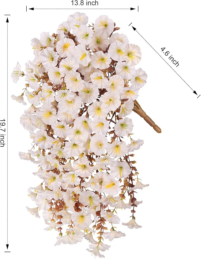 Fake Mums Artificial Fall Hanging Flowers - Image 4