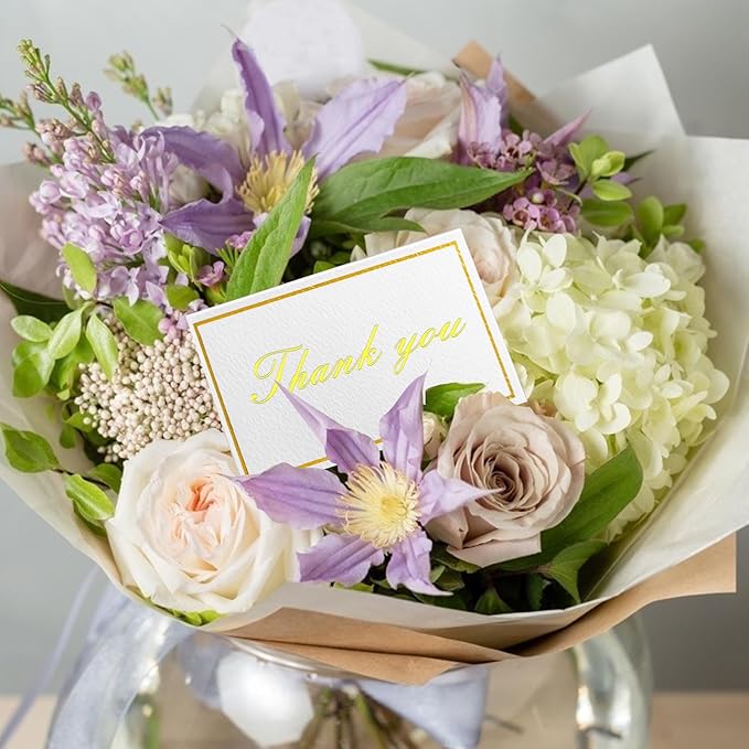 60Pcs Premium Place Cards With Gold Foil Border - Image 7