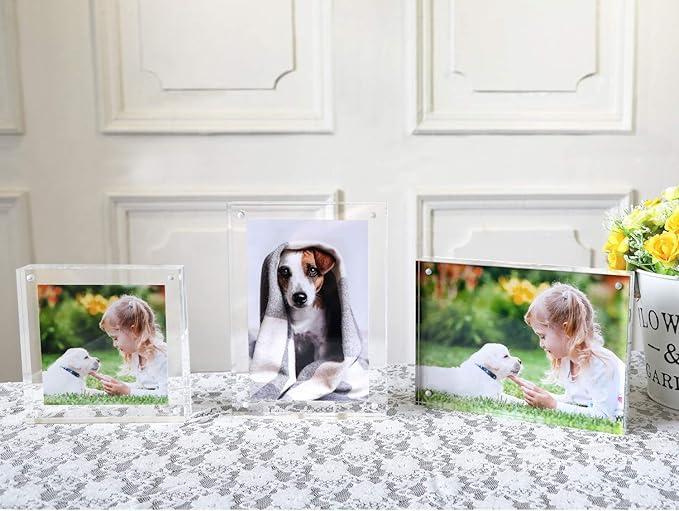 Magicool Premium Acrylic Photo Frame- Magnet Photo Frame -Double Sied Thick - Image 5