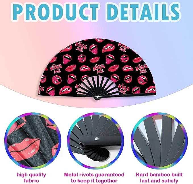 Boots on The Ground Fan, Large Folding Hand Fan - Image 5
