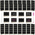 80 Pack Mini Chalkboard Signs by VZZNN