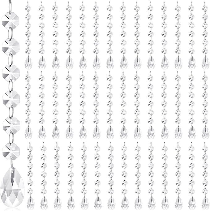 Nuenen 100 Pcs Acrylic Hanging Crystals by Nuenen