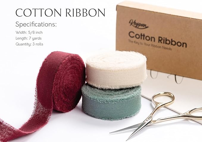Christmas Ribbon Set 5/8" x 21 Yards - Image 2