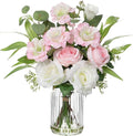 Hollyone Fake Flowers in Vase by Hollyone