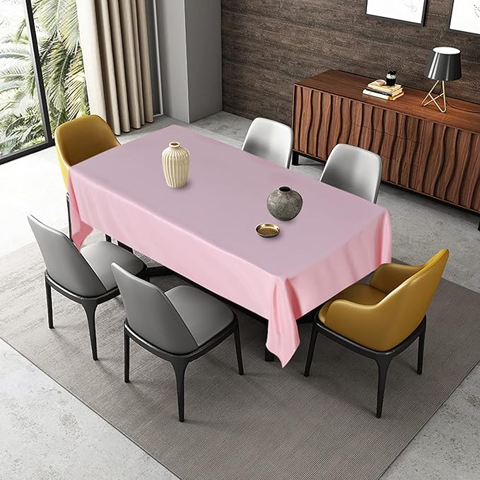 Fitable Rectangle Tablecloth Stain and Wrinkle Resistant Washable Polyester - Image 3
