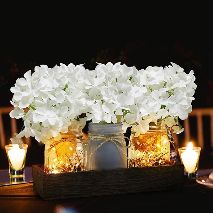 Mason Jar Lights Centerpiece Table Decor - Image 6