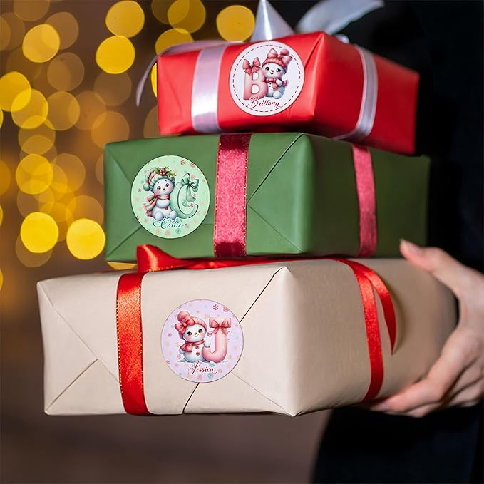 callie Personalized Christmas Stickers - Image 3