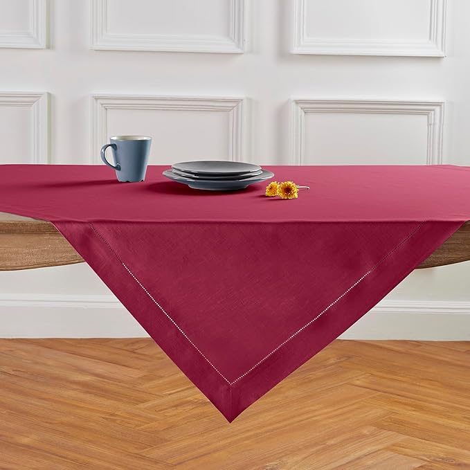 Solino Home Linen Tablecloth 52 x 52 Inch - Image 2