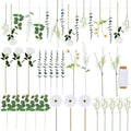 Hoteam 26 Pcs DIY Flower Garland Artificial Hanging Wildflower Backdrop Set by Hoteam