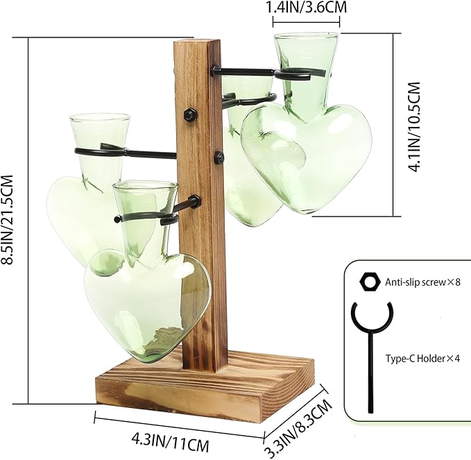 Plants Propagation Stations Plant Terrarium Kit Glass Planters - Image 2