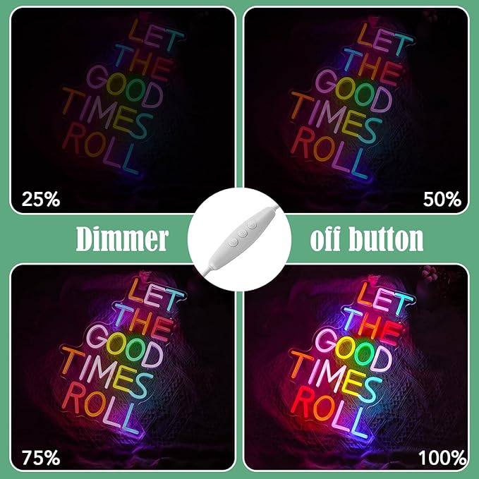 Let The Good Times Roll Neon Sign Good Times Sign Neon Light - Image 4