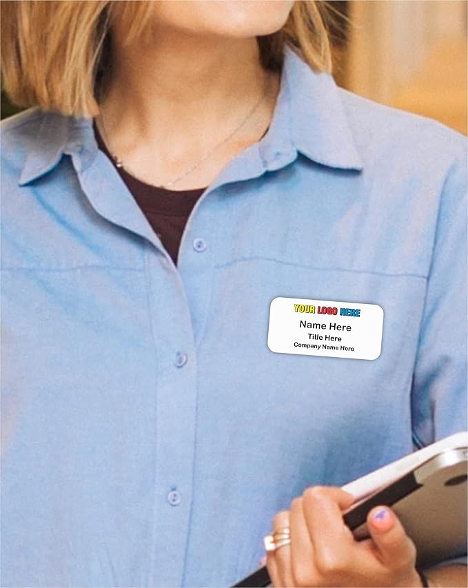 Custom Name Tag with Logo - Image 5